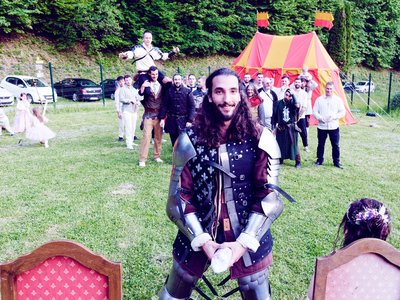 Préparation du lancé de saucission, alternative au lancé de bouquet ;)