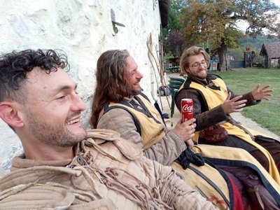 Compagnie Briselame, entre deux scènes, on se pose et on rigole !