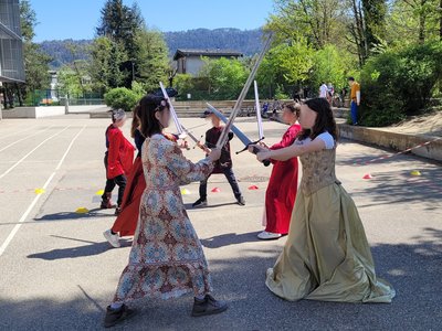 Initiation au maniement de l'épée