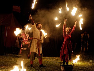 La victoire de l'esprit de feu, de son promis et de leur dragon face à la cupidité humaine
