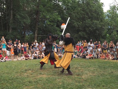 Combat à l'épée longue près de Grenoble de la Compagnie Briselame